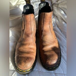 Dr. Martens Tan Leather Boots